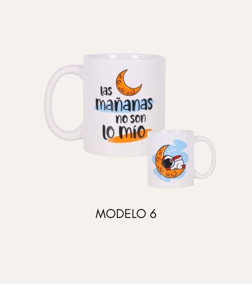 Taza Mug Albada con Frase Graciosa de Cerámica