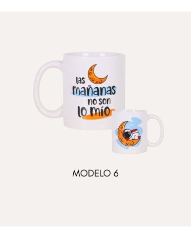 Taza Mug Albada con Frase Graciosa de Cerámica