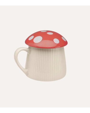 Taza Mug de Seta con Tapa de Porcelana
