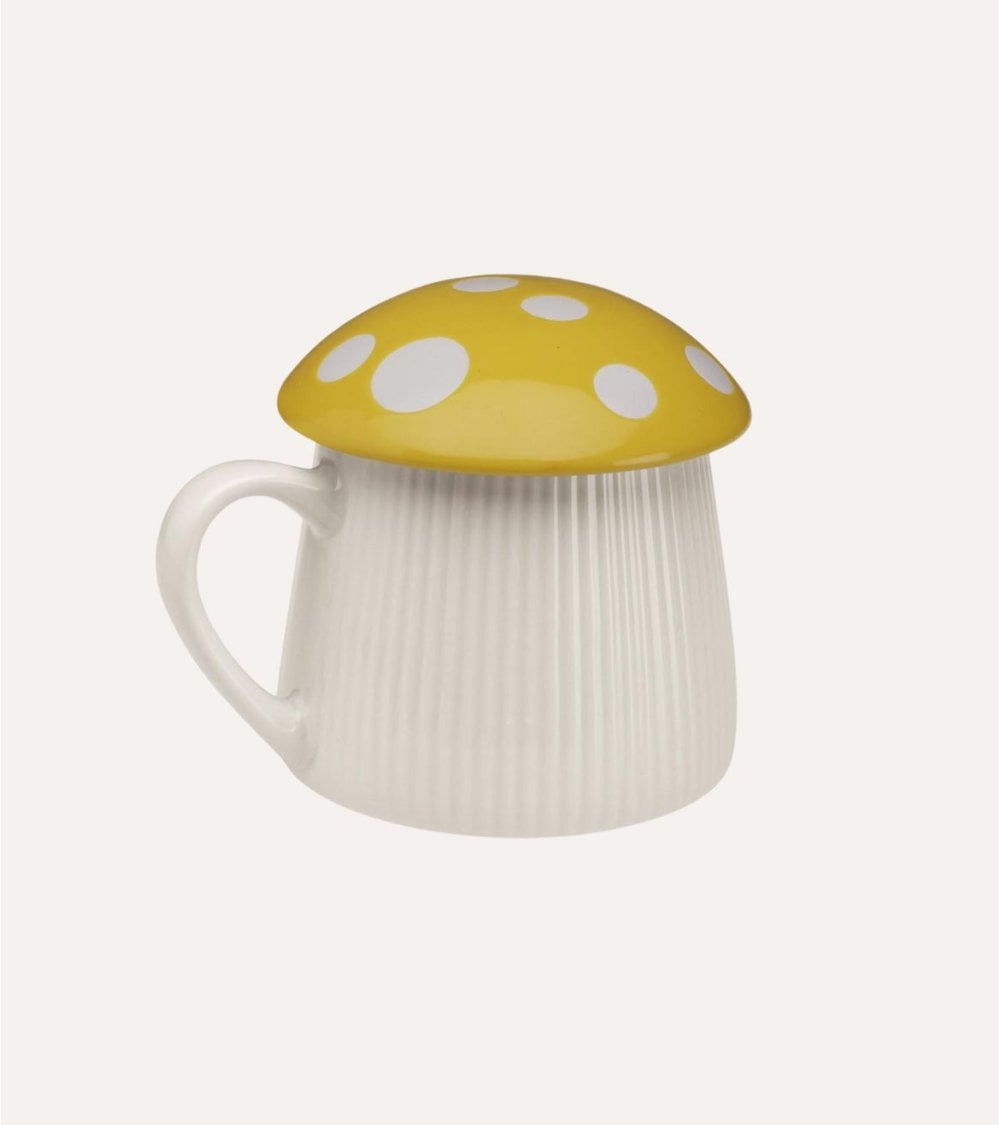 Taza Mug de Seta con Tapa de Porcelana