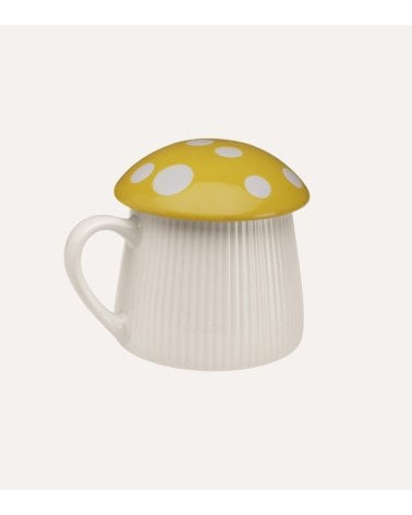 Taza Mug de Seta con Tapa de Porcelana