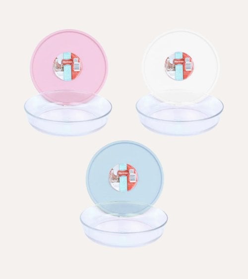 Fiambrera Redonda para Tortilla de Vidrio