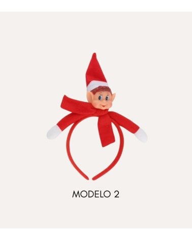 Diadema Navideña de Elfo Travieso