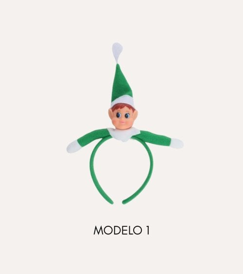 Diadema Navideña de Elfo Travieso