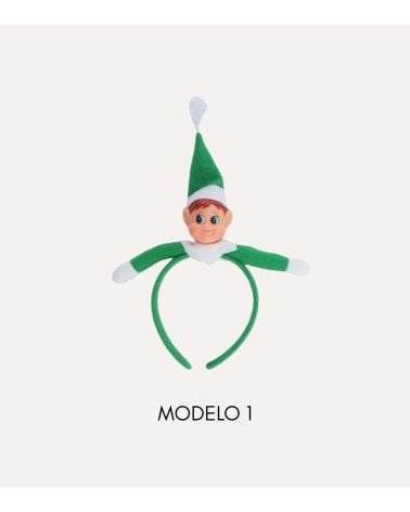 Diadema Navideña de Elfo Travieso