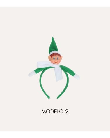 Diadema Navideña de Elfo Travieso