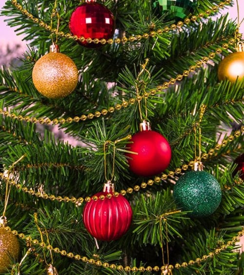 Tira de Perlas para Decoración de Navidad