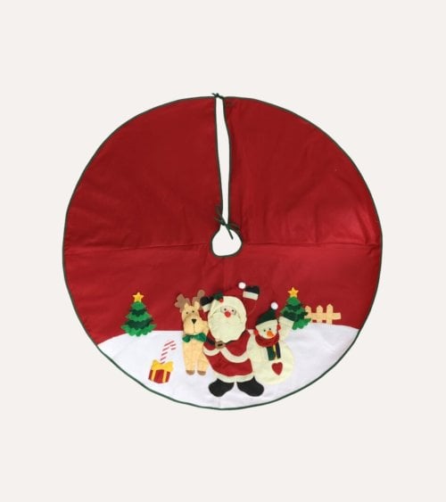 Alfombra Papá Noel Navideño Decorativo para pie de Árbol