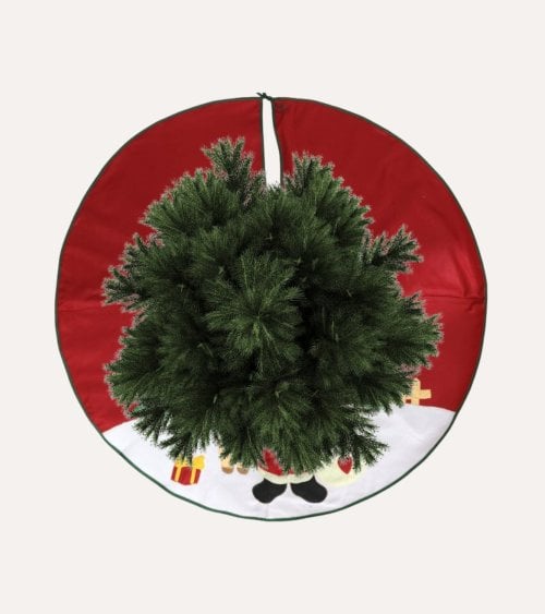 Alfombra Papá Noel Navideño Decorativo para pie de Árbol