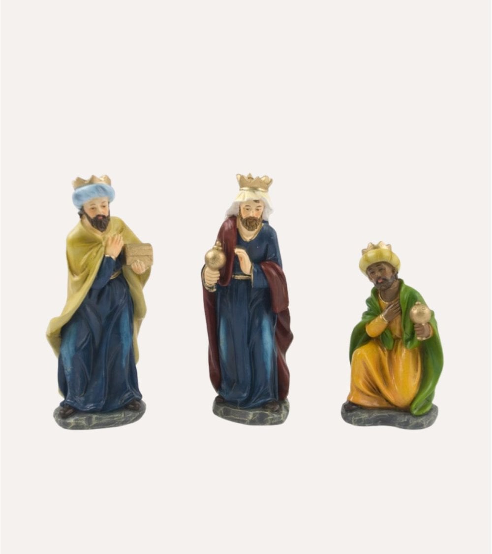 Set de 3 Reyes Magos para Belén Navideño