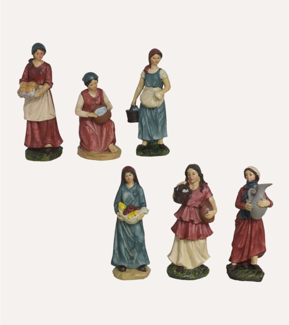 Pastora para Belén Navideño de Resina