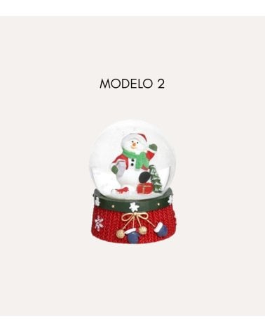 Bola de Nieve de Personajes Navideños