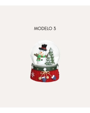 Bola de Nieve de Personajes Navideños