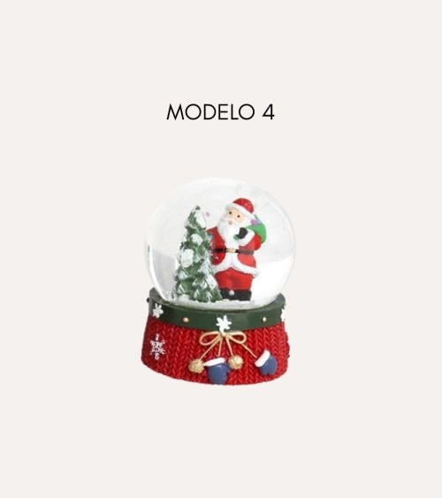 Bola de Nieve de Personajes Navideños