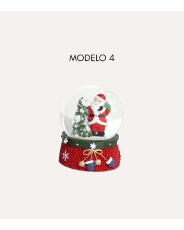 Bola de Nieve de Personajes Navideños