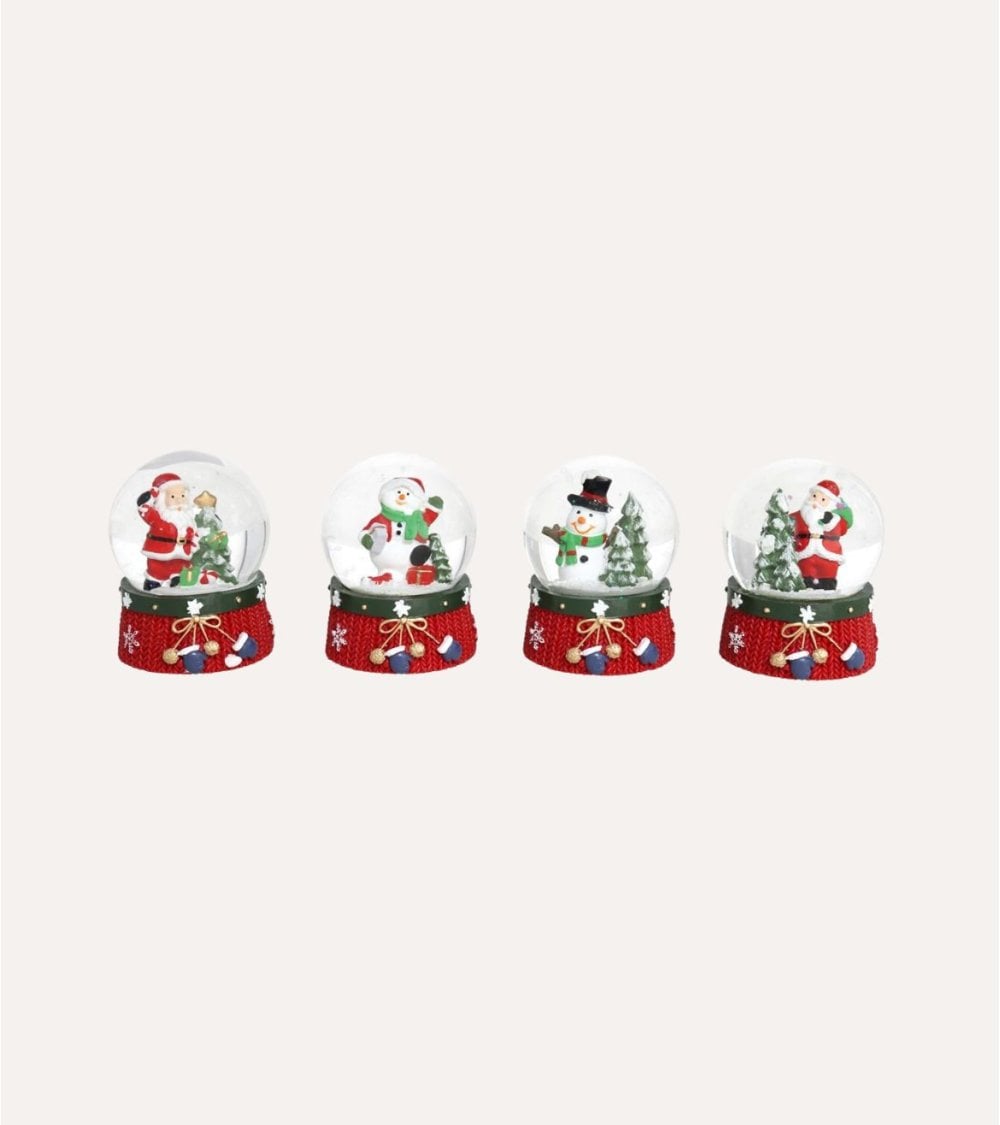 Bola de Nieve de Personajes Navideños