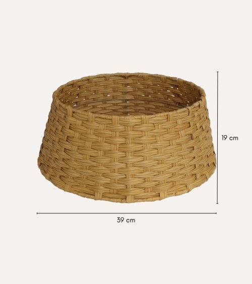 Base para Árbol Navideño de Mimbre