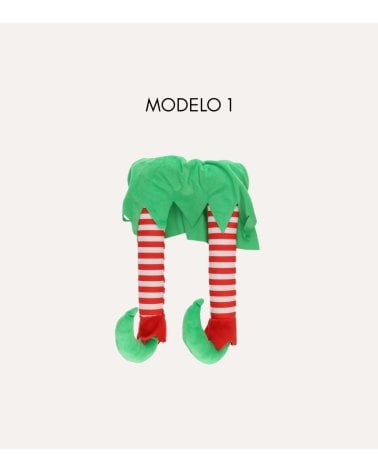 Colgante de Piernas de Elfo para Decoración Navideña