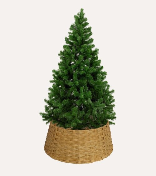 Base para Árbol Navideño de Mimbre