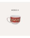 Taza Mug con Personajes Navideños de Cerámica