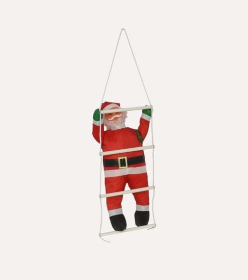 Decoración de Pared Papá Noel en Escalera