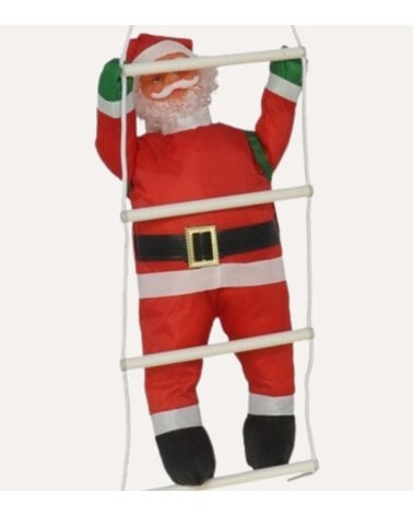 Decoración de Pared Papá Noel en Escalera
