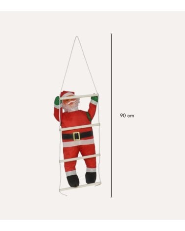 Decoración de Pared Papá Noel en Escalera