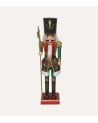 Figura Decorativa de Soldadito Cascanueces Tradicional de Madera