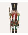 Figura Decorativa de Soldadito Cascanueces Tradicional de Madera