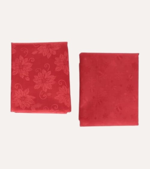 Mantel Decorativo Navideño con Efecto Satinado