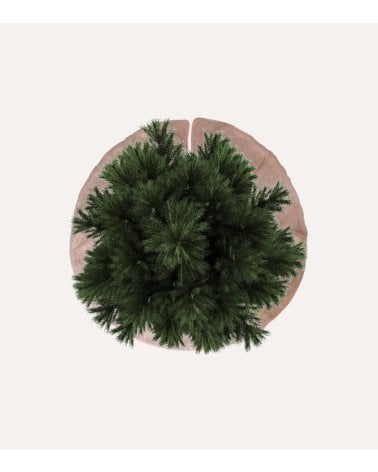 Alfombra para Árbol de Navidad con Rayas Brillantes