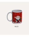 Taza Mug de Papá Noel Festivo de Cerámica