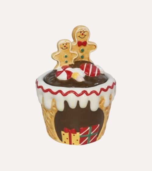 Tarro Decorativo Navideño de  Jengibre