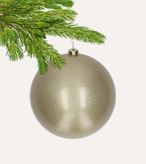 Bola Navideña con Glitter para Árbol