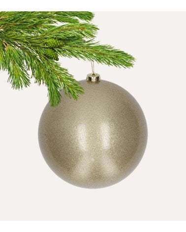 Bola Navideña con Glitter para Árbol