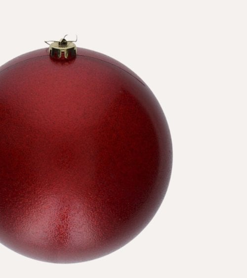 Bola Navideña con Glitter para Árbol