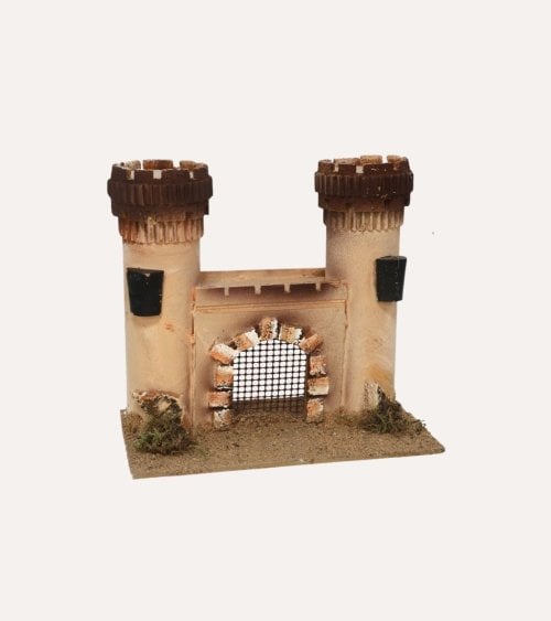 Castillo Antiguo Decorativo para Belén Navideño