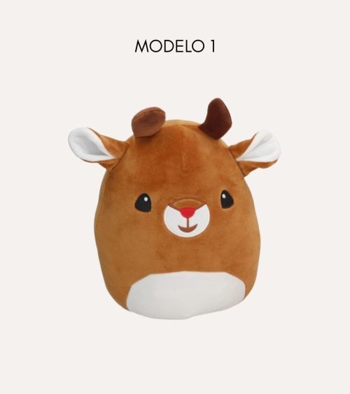 Peluche Squishy de Personaje Navideño de Poliéster