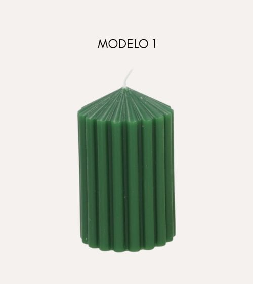 Vela Decorativa Dentada para Navidad