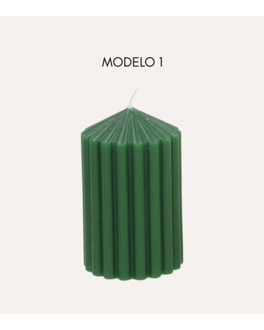 Vela Decorativa Dentada para Navidad