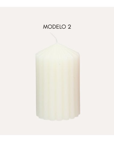 Vela Decorativa Dentada para Navidad