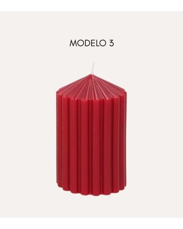 Vela Decorativa Dentada para Navidad