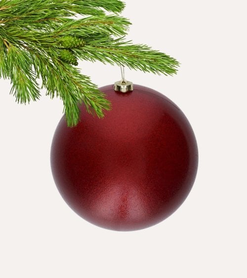 Bola Navideña con Glitter para Árbol