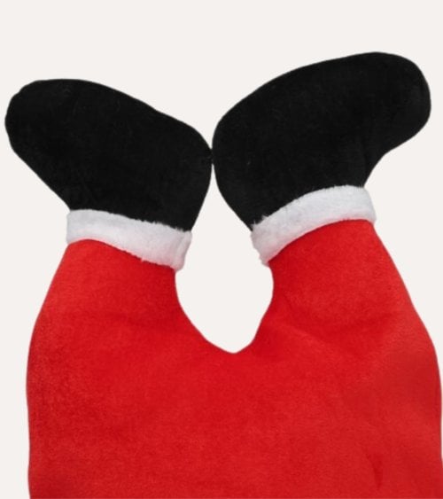 Gorro Navideño Con Piernas de Santa