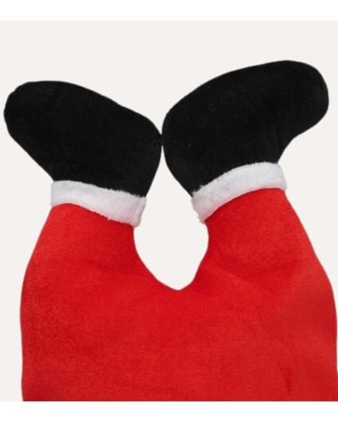 Gorro Navideño Con Piernas de Santa