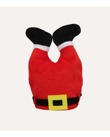 Gorro Navideño Con Piernas de Santa