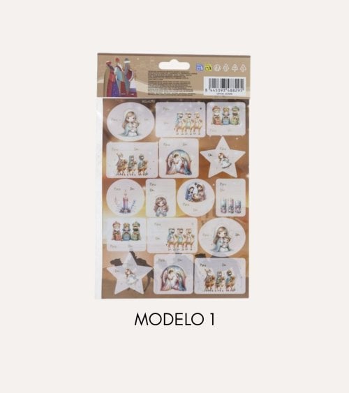 Pegatinas para Regalos de Navidad Oriente