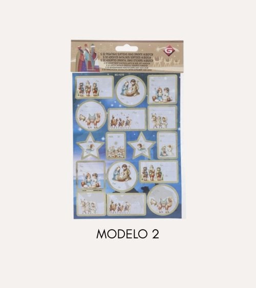 Pegatinas para Regalos de Navidad Oriente