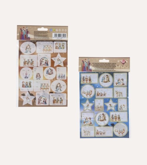 Pegatinas para Regalos de Navidad Oriente