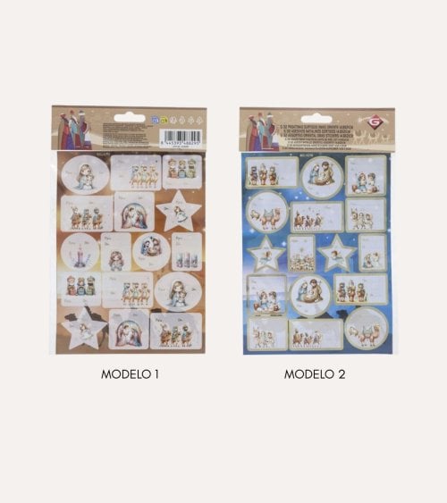 Pegatinas para Regalos de Navidad Oriente